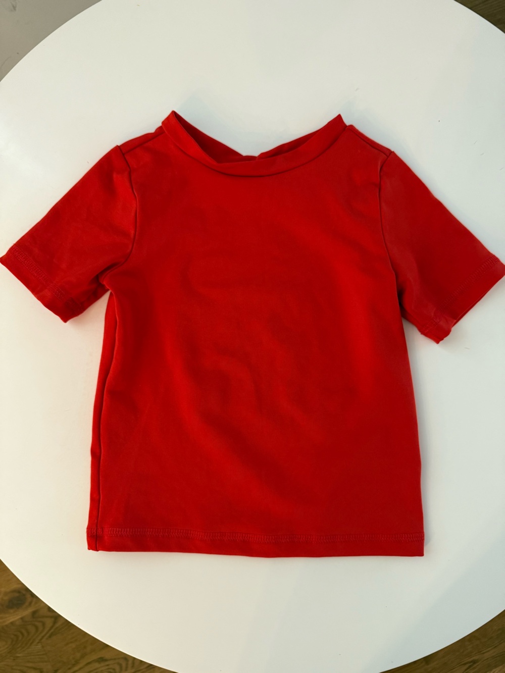 Swim shirt Kids Classic Red Crewneck T-Shirt